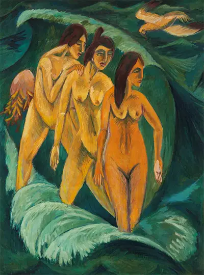 Three Bathers Ernst Ludwig Kirchner